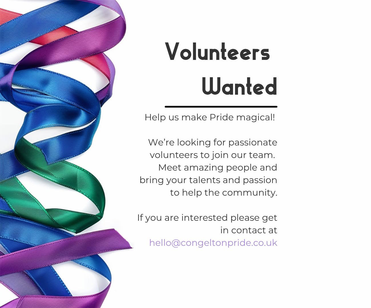 Volunteers wanted
